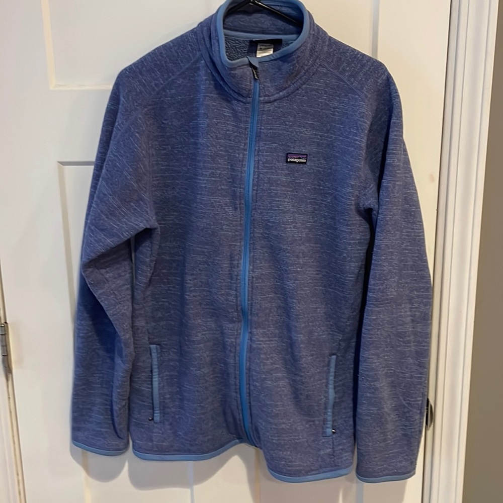 Women’s extra-large Patagonia, zip sweatshirt, better sweater, blue